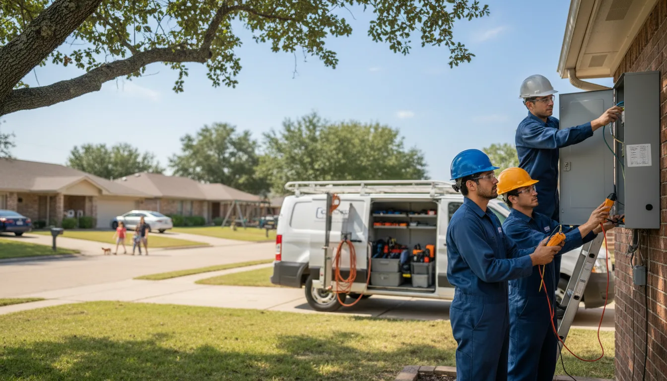 Certified electrician providing emergency electrical services in Pounding Mill, VA